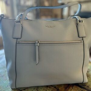 Kate Spade lpurse. Light blue. Excellent condition. Hardly used. 17x11